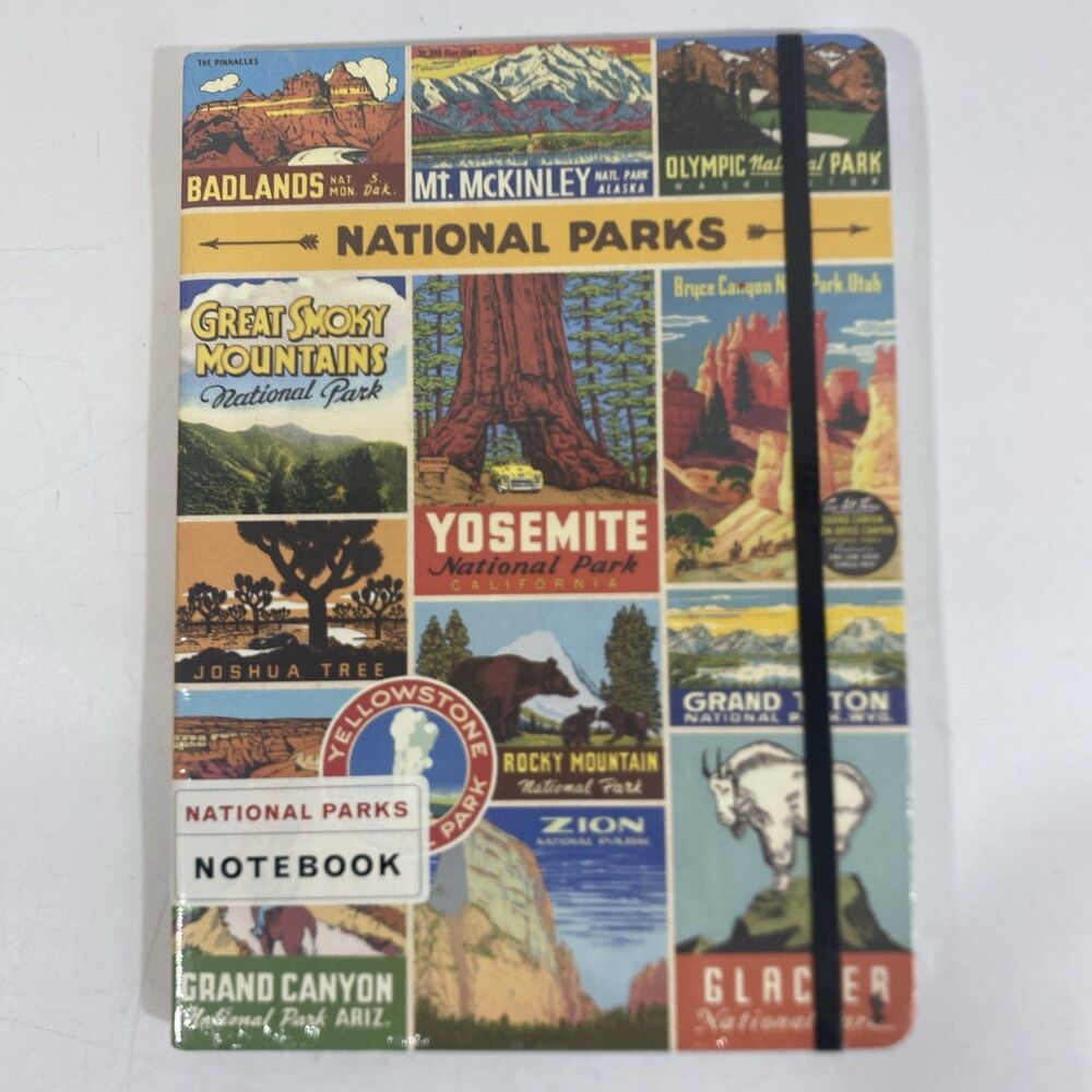 National Park Notebook Journal 144 Line Pages New Seal Cavallini‎ & Co.